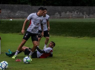 Vitória encerra preparação para duelo em Belo Horizonte contra o Atlético-MG