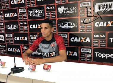 Léo Gomes crê em permanência do Vitória na Série A: 'Só depende da gente'