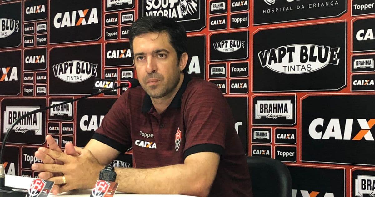 João Burse destaca volume de jogo do Vitória no empate com o CSA