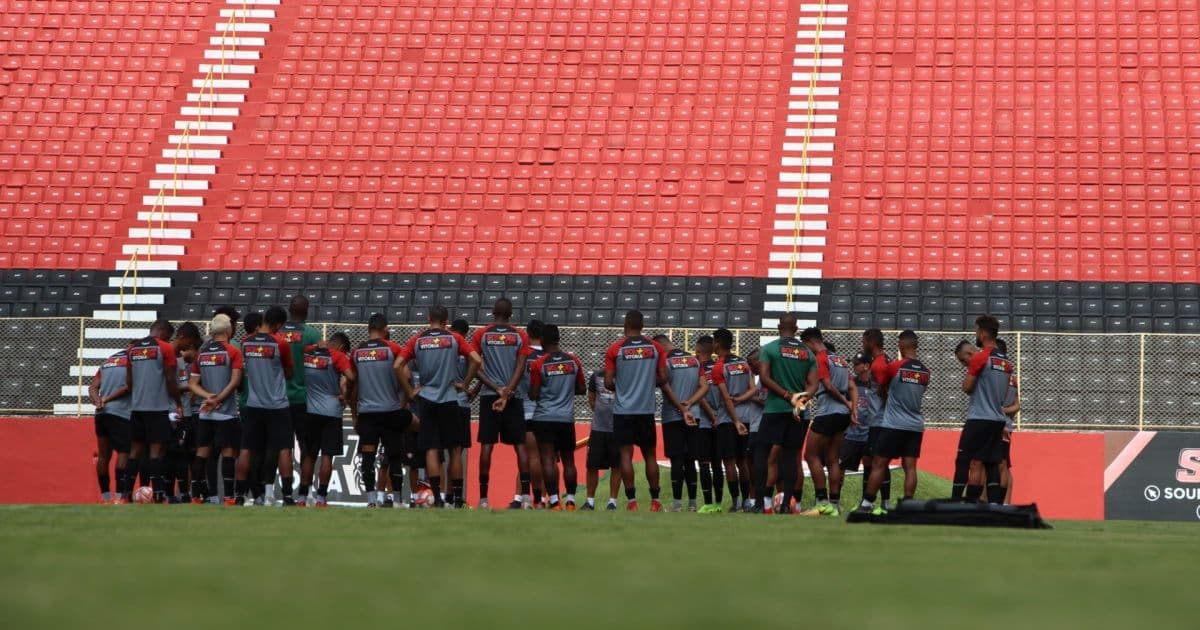 Vitória finaliza preparação para clássico contra o Bahia pelo Campeonato Baiano 