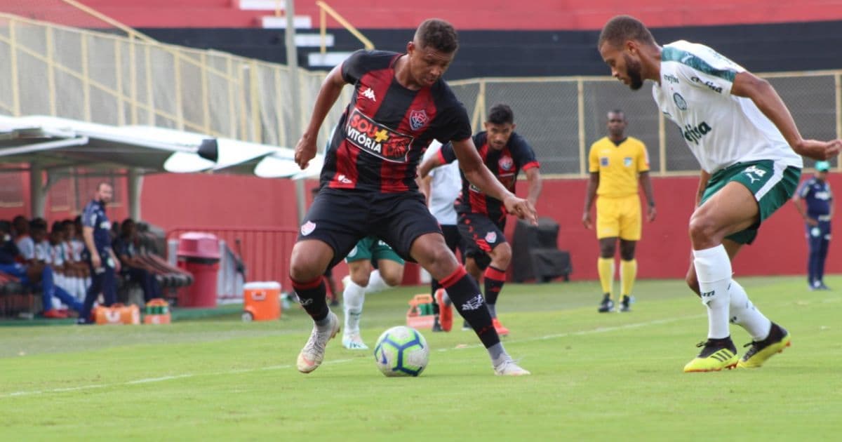 Vitória bate Palmeiras no Barradão e emplaca 2º triunfo seguido no Brasileiro Sub-20
