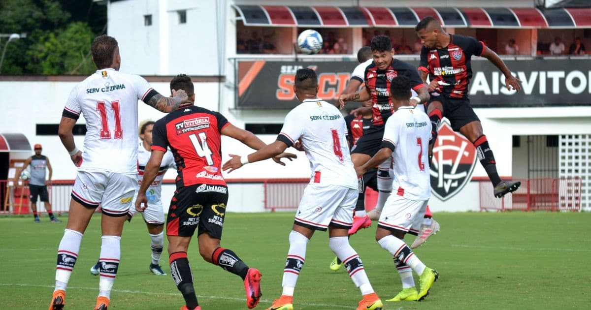 Vitória goleia o River-PI, no Barradão, pela Copa do Nordeste