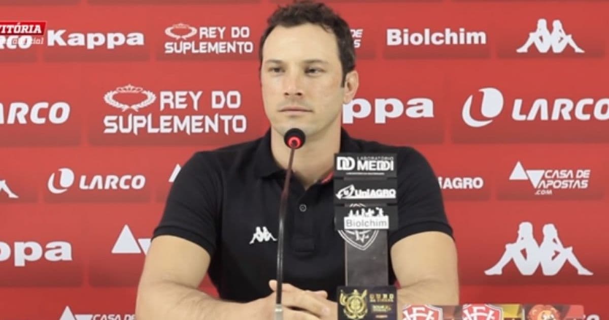 Bruno Pivetti explica as mudanças no time titular do Vitória: 'Pretensão é o ataque'