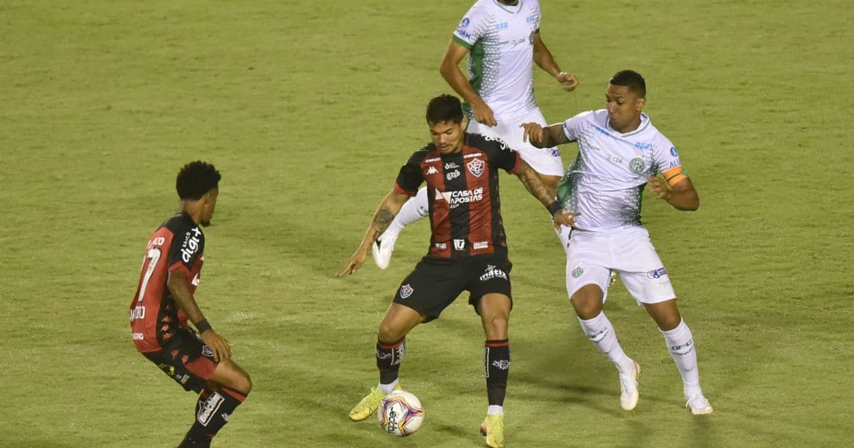 Vitória empata com o Guarani no Barradão e completa seis jogos sem vencer