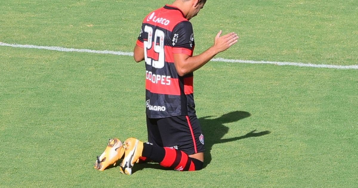 Thiago Lopes é dúvida no Vitória para jogo contra o Guarani