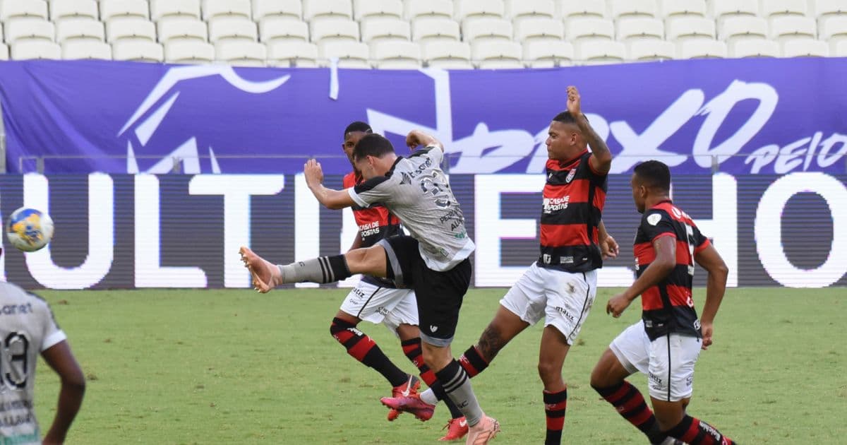 Fora de casa, Vitória perde para o Ceará pela Copa do Nordeste