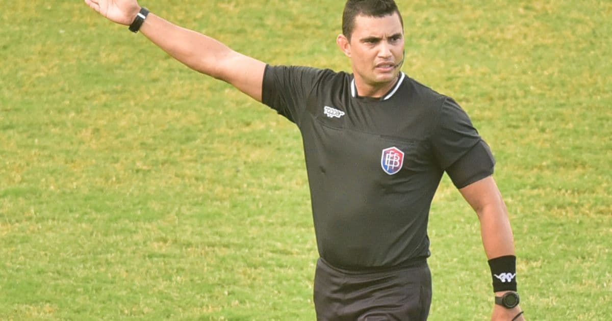 Campeonato Baiano: Marielson Alves Silva apita partida entre Vitória e Doce Mel