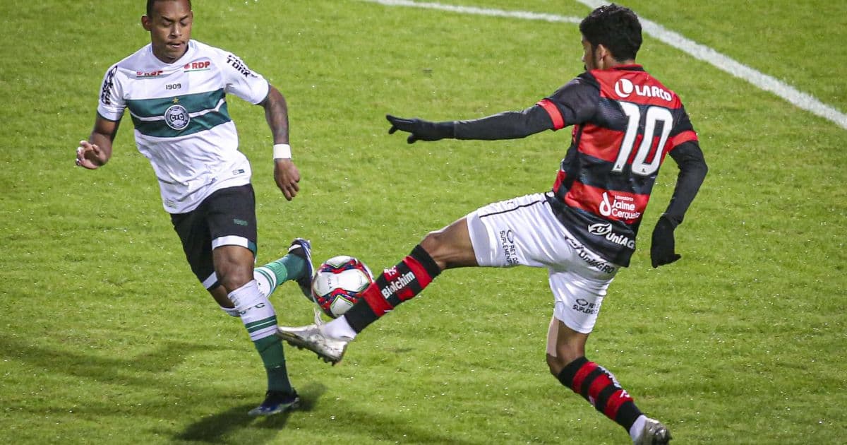 Vitória perde para o Coritiba no Couto Pereira pela Série B