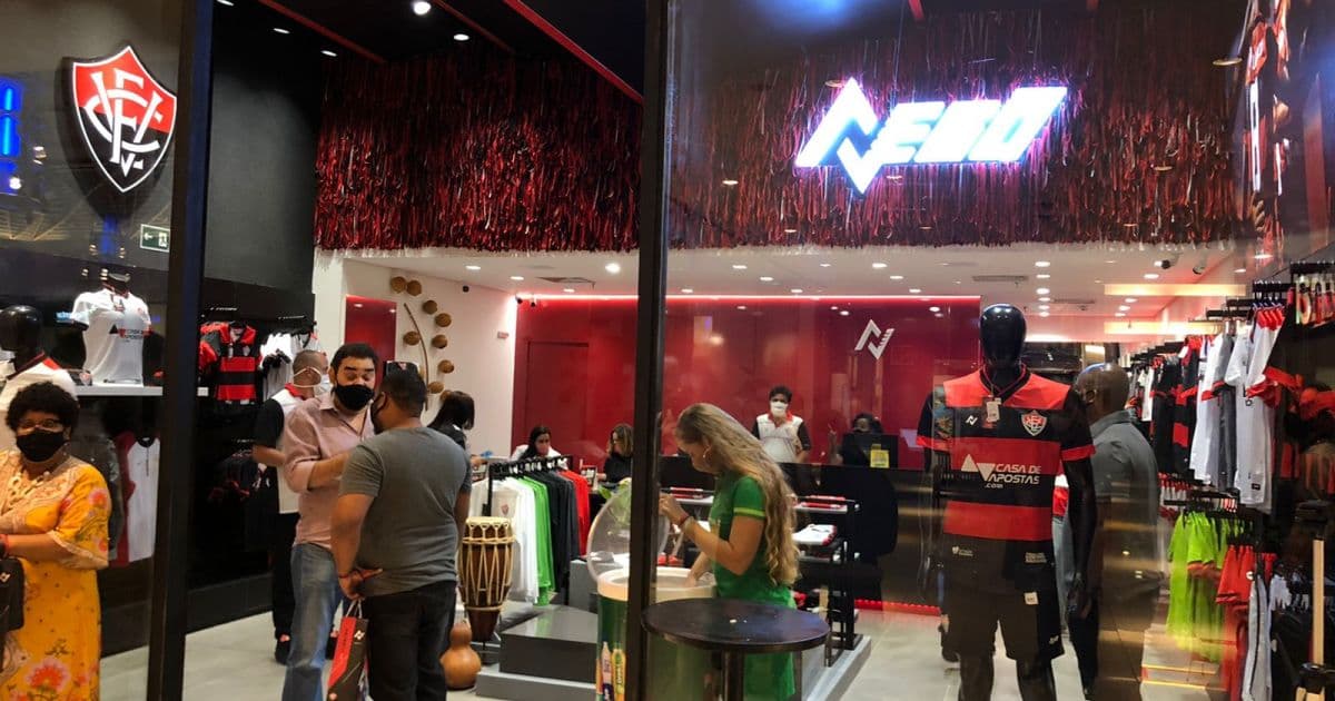 Vitória inaugura loja oficial no Salvador Shopping