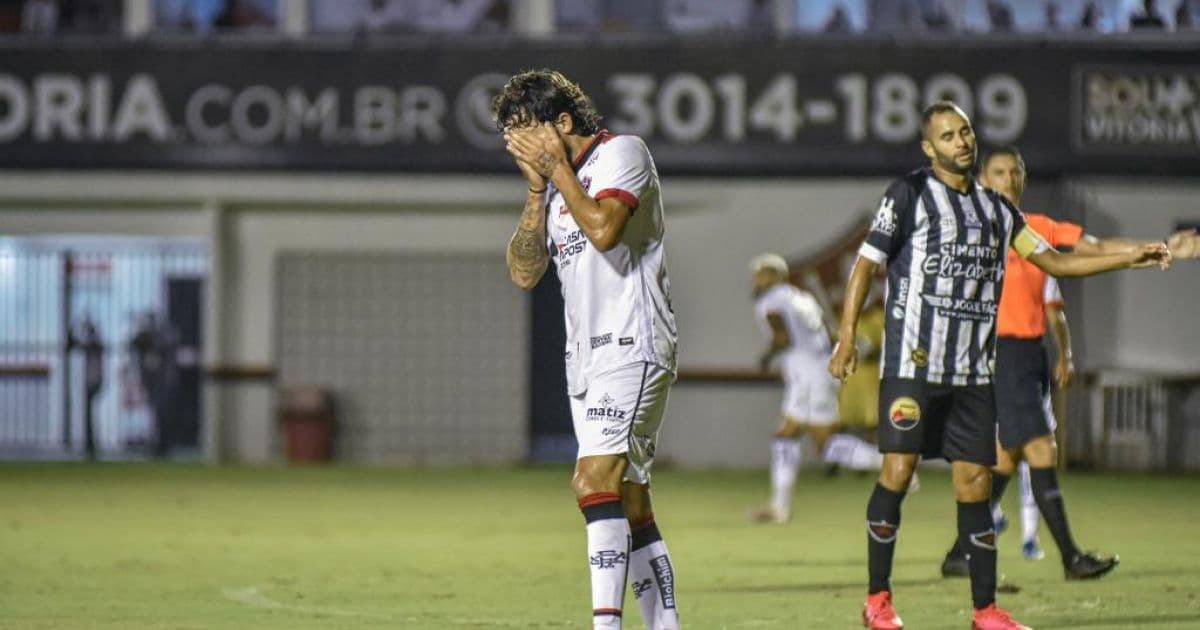 Nos pênaltis, Vitória perde para o Botafogo-PB e fica de fora da Copa do Nordeste