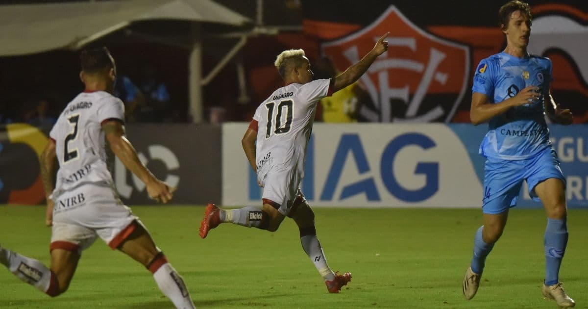 Com gols no final, Vitória bate o Glória-RS e avança na Copa do Brasil