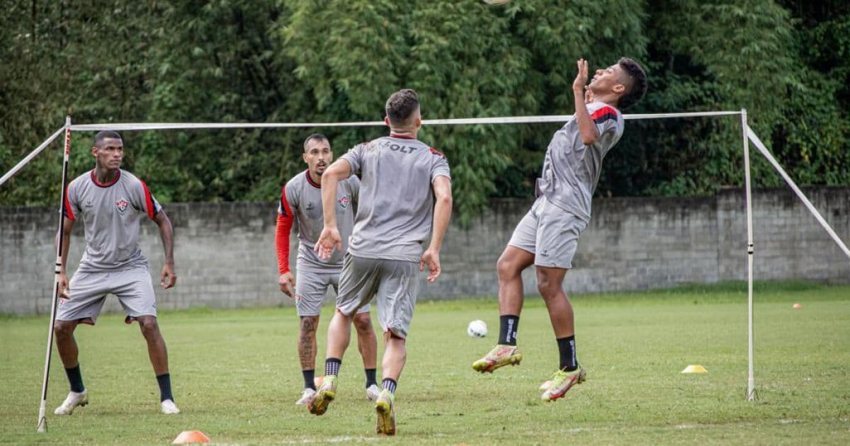 Vitória faz treino leve na Toca do Leão para evitar desgaste físico