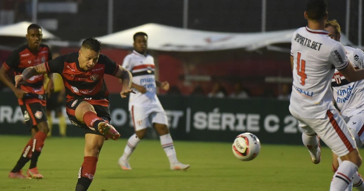 Contra o Botafogo-SP, Vitória sofre gol no final e perde mais uma no Barradão