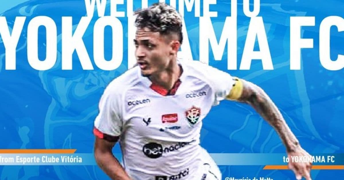 Yokohama FC anuncia a contratação de Mateus Moraes, do Vitória, por empréstimo