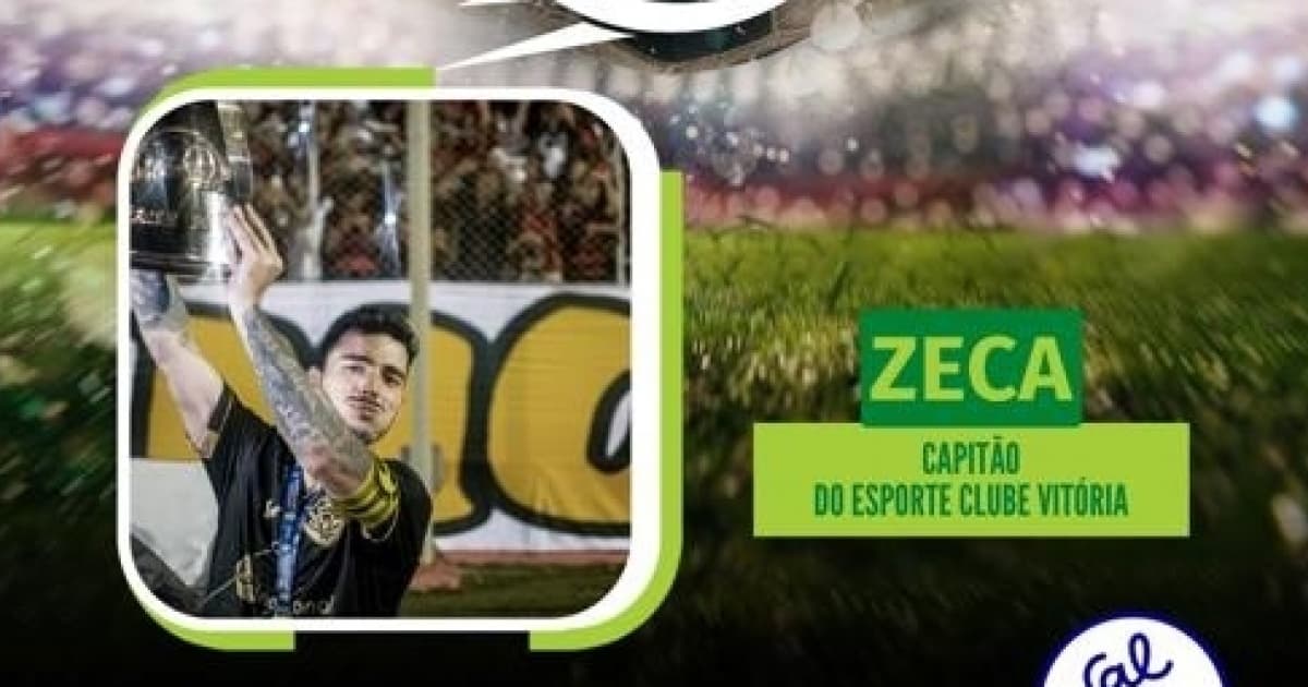 Capitão do Vitória na Série B, Zeca é o entrevistado do BN Na Bola nesta segunda