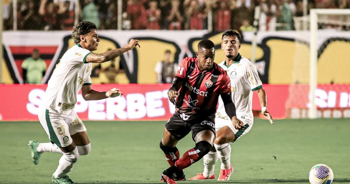 Fora do Ba-Vi, Dudu desfalca o Vitória de três a quatro semanas após lesão contra o Palmeiras