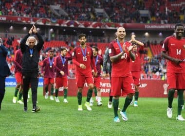 Portugal bate México com virada na prorrogação e fica em 3º na Rússia