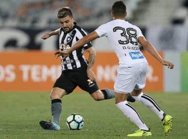 Botafogo domina, ganha por 2 a 0 e encerra invencibilidade de 17 jogos do Santos