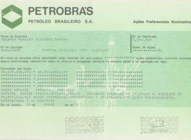 Ação da Petrobras é negociada abaixo de R$ 10