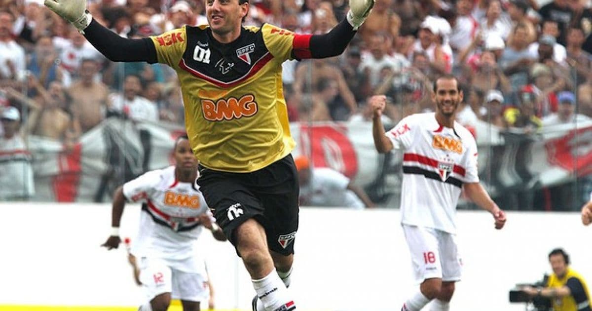Centésimo gol de Rogério Ceni, há 10 anos, teve ajuda de historiador