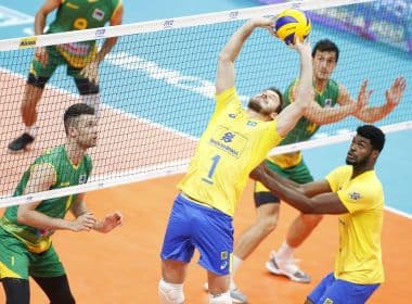Brasil bate Austrália com facilidade em estreia na 2ª fase do Mundial de vôlei