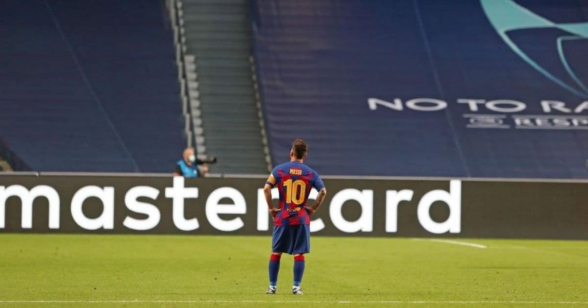 Que um dia eu possa voltar a este clube, diz Lionel Messi ao se despedir do Barcelona