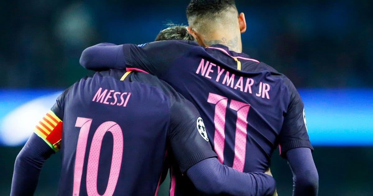 Quatro anos depois de deixar sombra de Messi, Neymar o acolhe no PSG