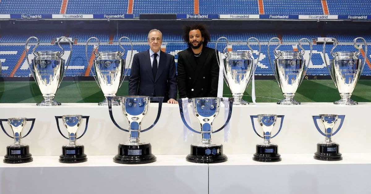 Maior campeão do Real Madrid, Marcelo se emociona e chora em despedida no clube