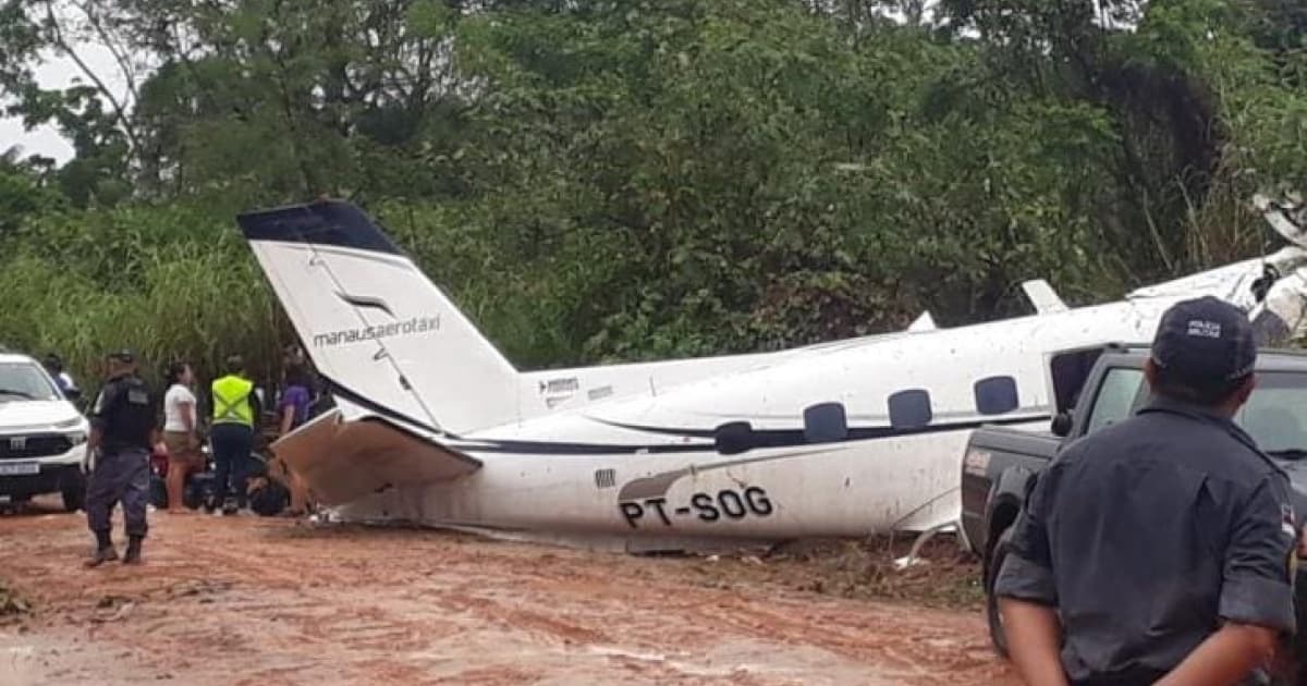 Avião cai no Amazonas e mata ao menos 14 pessoas