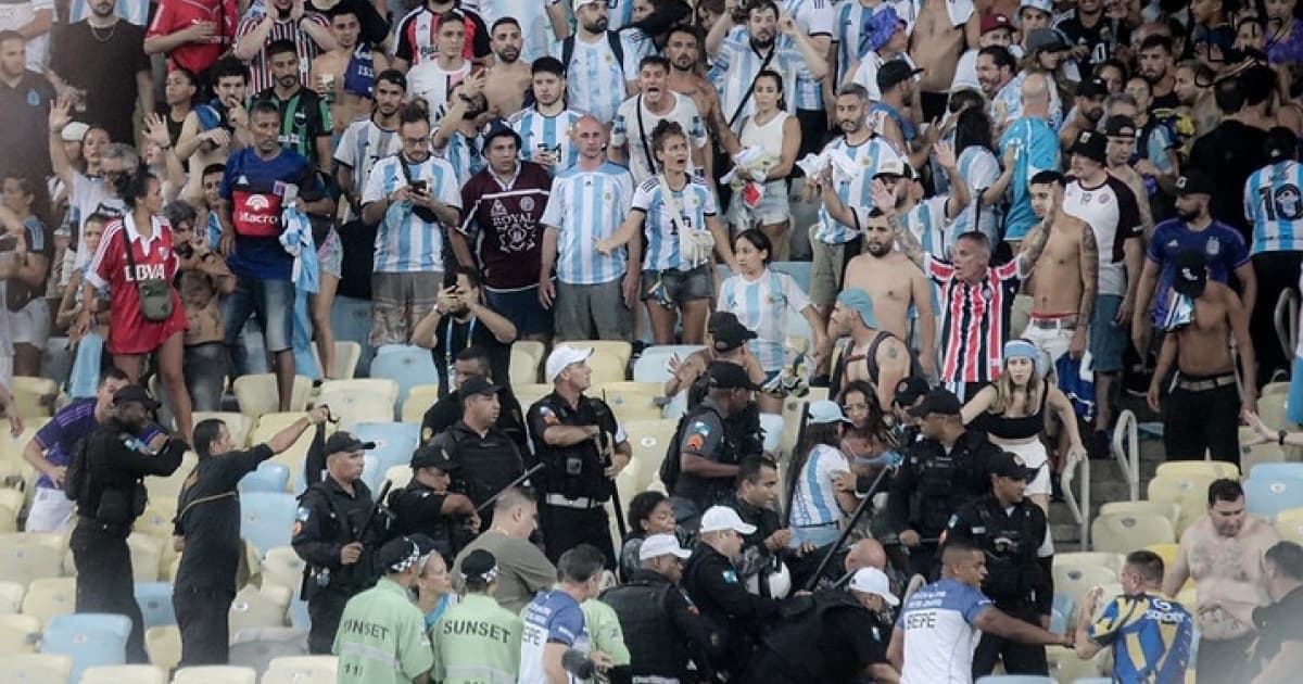 Conmebol condena briga em Brasil x Argentina e diz que sanções cabem à Fifa
