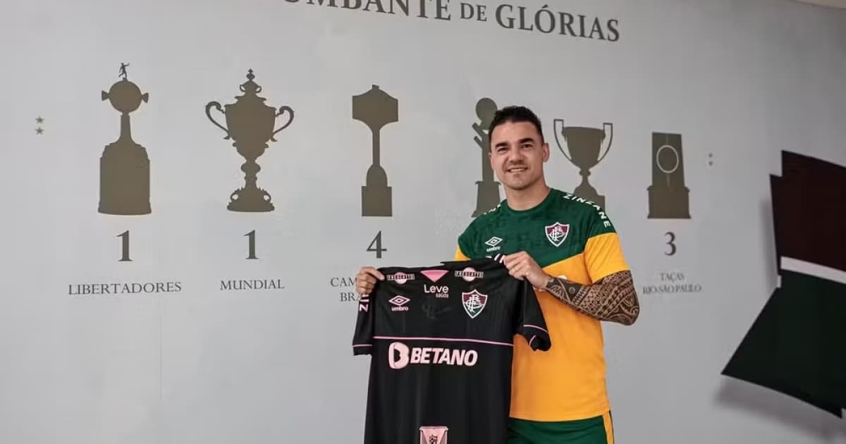 Fluminense anuncia a contratação do goleiro Felipe Alves, ex-São Paulo