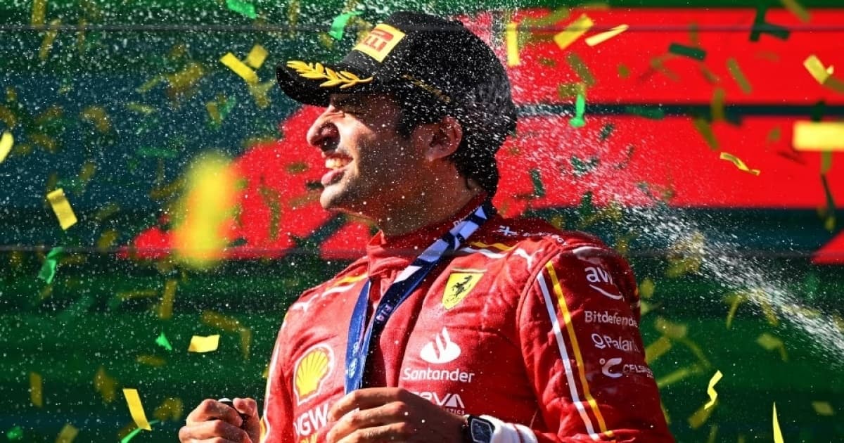 Fórmula 1: Verstappen quebra, e Sainz vence em dobradinha da Ferrari na Austrália