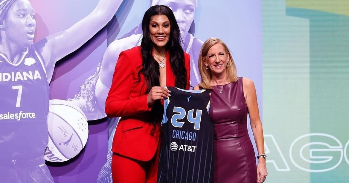 Brasileira Kamila Cardoso é escolhida pelo Chicago Sky no draft da WNBA