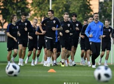 Em preparação para a final, Croácia treina sem cinco titulares