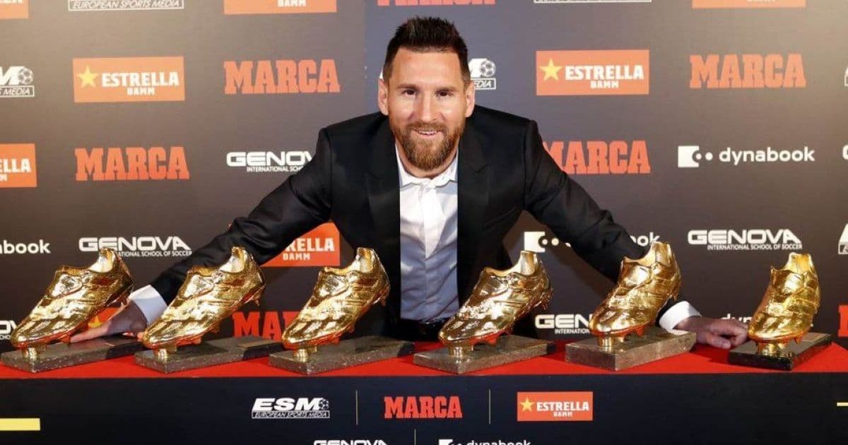 Messi recebe Chuteira de Ouro e diz que prioridade do Barcelona é o Espanhol