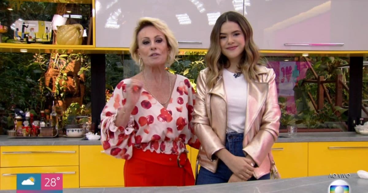 Ao vivo, Maisa faz 'merchan' de produtos de beleza em programa da Ana Maria Braga