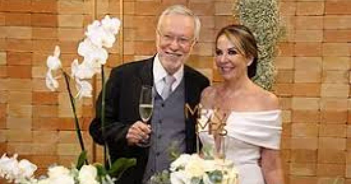 Ex-jornalista da Globo Alexandre Garcia se casa um dia após completar 79 anos