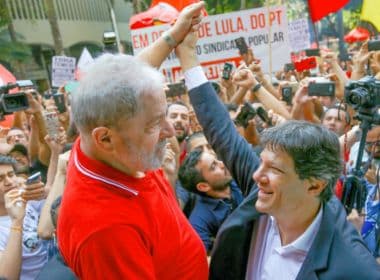 Em mensagem, Lula diz que Haddad deve representá-lo em debates