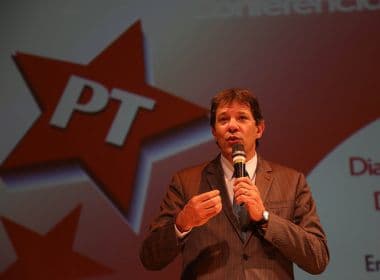 PT dá a vice Haddad estrutura de campanha de candidato a presidente