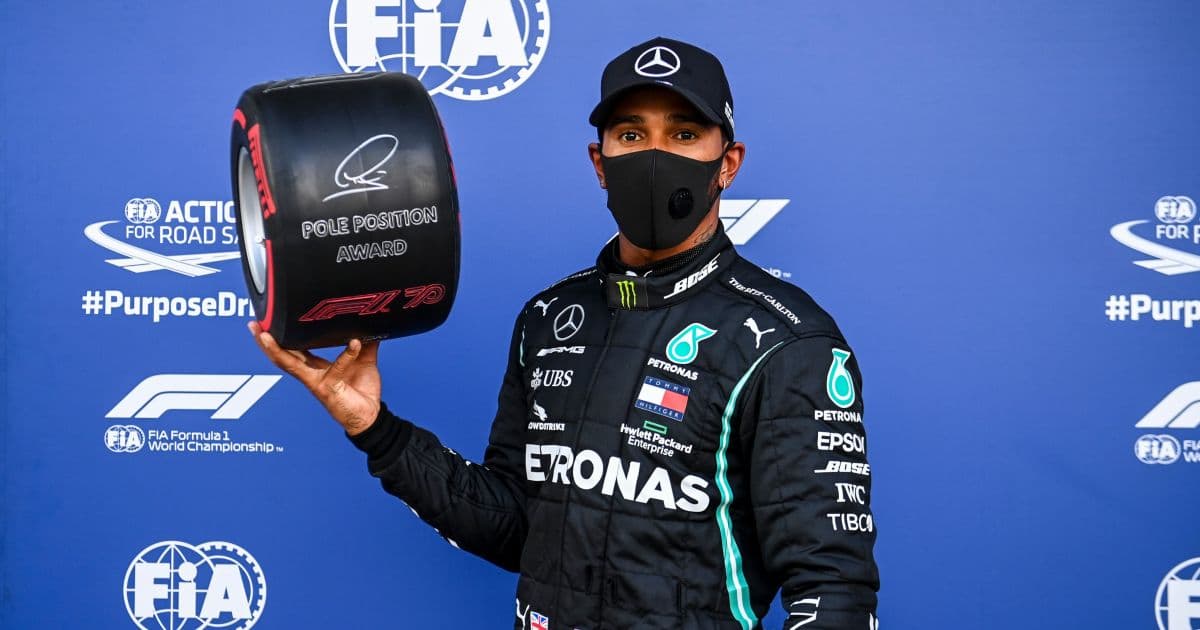 Com emoção e recorde da pista, Hamilton conquista a pole do GP da Rússia