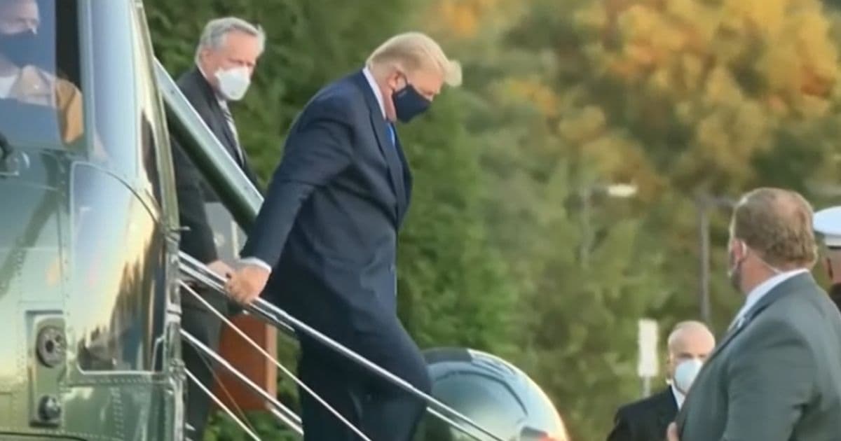 Trump está bem e sem suporte de oxigênio; tratamento do presidente não inclui cloroquina 