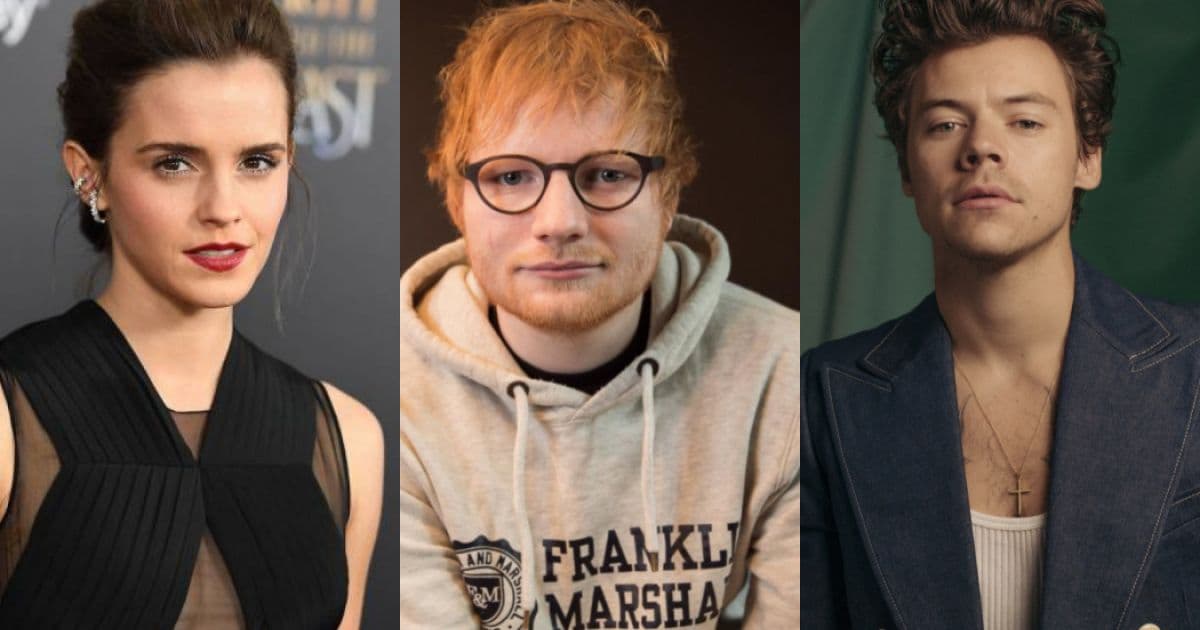 Ed Sheeran, Harry Styles e Emma Watson lideram lista dos jovens mais ricos do Reino Unido