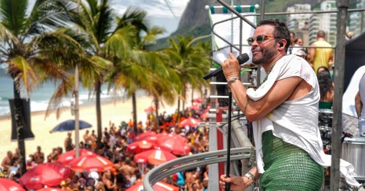 Alexandre Peixe abre o Carnaval de rua do Rio de Janeiro com show na Praia de São Conrado