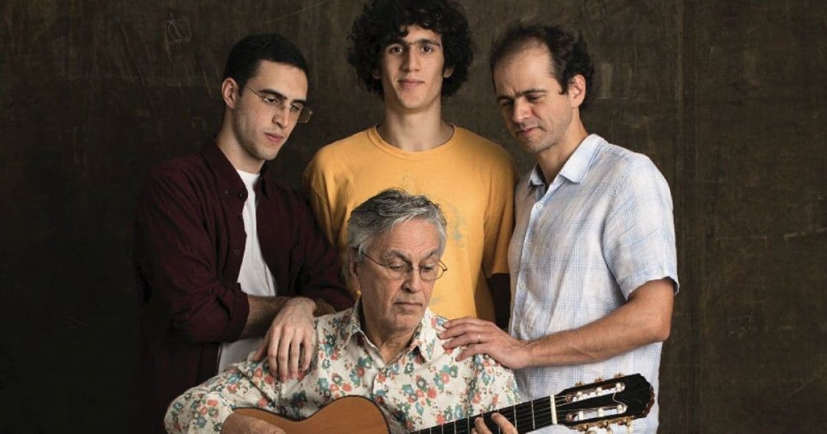 Caetano Veloso celebra 80 anos com live no Globoplay com Maria Bethânia e filhos