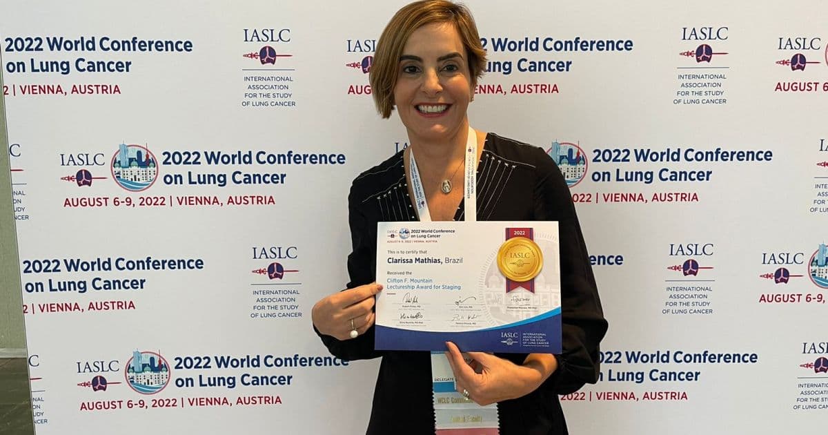 Oncologista baiana recebe prêmio em Viena, na Áustria