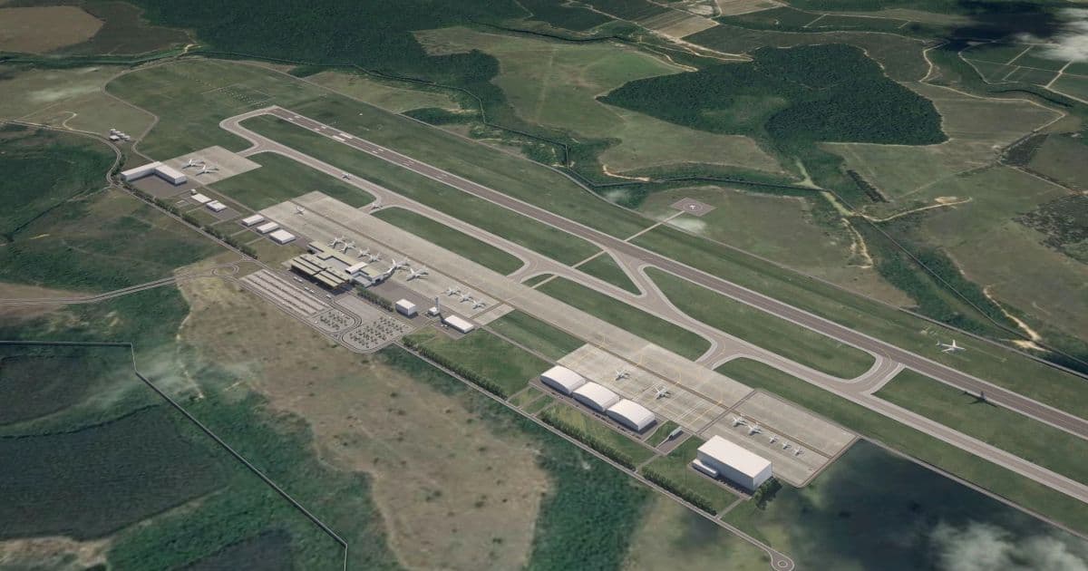 Novo aeroporto do Extremo Sul da Bahia pode receber 4,5 milhões de passageiros por ano