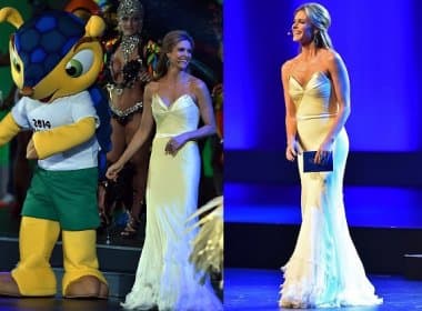 Fernanda Lima se destaca novamente em evento da Fifa com vestido de R$ 18 mil