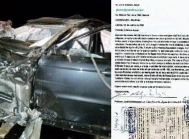 Vidente teria enviado carta a Cristiano Araújo antes de acidente, diz jornal