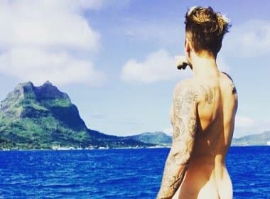 Justin Bieber publica foto pelado no Instagram e recebe elogios