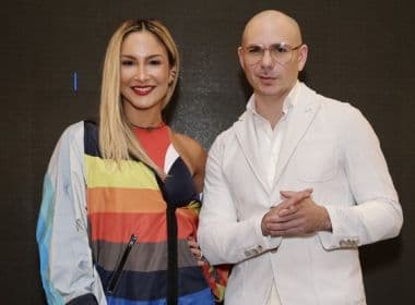 Claudia Leitte confirma Pitbull no trio nesta sexta; motivo do mal-estar não foi revelado